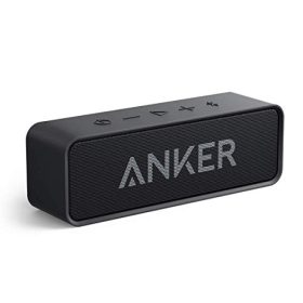 Upgraded,  Anker A3102011 - Soundcore Bluetooth Speaker with IPX5 Waterproof