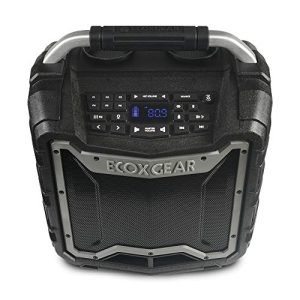 ECOXGEAR EcoTrek GDI-EXTRK210 Rugged Waterproof Floating Portable Bluetooth Wireless 100 Watt Stereo Smart Speaker and PA System (Gray)